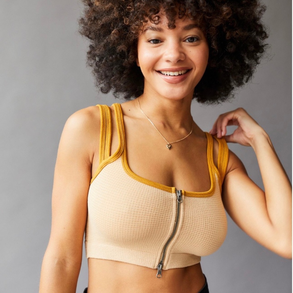 Urban Outfitters On My Way Seamless Zip Top
